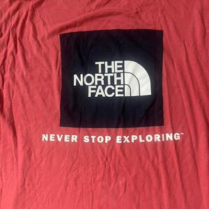 The North Face Men's Red Clay "Never Stop Exploring" Long Sleeve T-shirt SZ XL